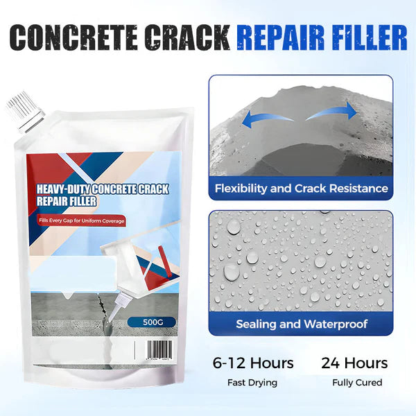 Heavy-Duty Concrete Crack Repair Adhesive (BUY 1 GET 1 FREE)