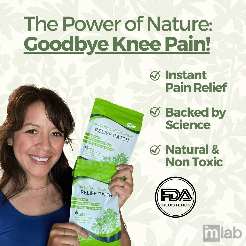 Herbal Knee Patches - Instant Pain Relief Wormwood Formula (PACK OF 10)