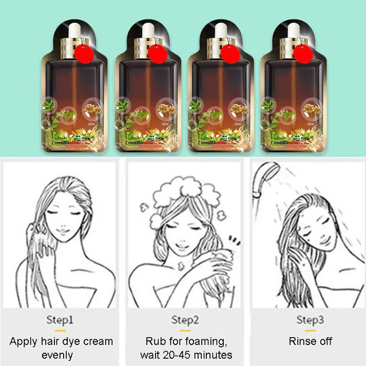 Plant Extract Non-damage Hair Dye Cream (BUY 1 GET 1 FREE)