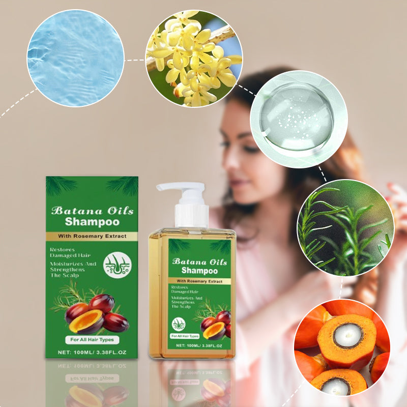 Batana Oil Shampoo with Rosemary Extract (BUY 1 GET 1 FREE)
