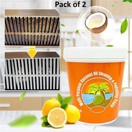 Multi-Purpose Coconut Oil Cleaning & Polishing Paste (BUY 1 GET 1 FREE)