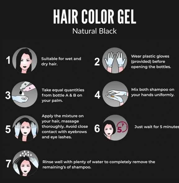 Natural Black Hair Dye for Men & Women (BUY 1 GET 1 FREE)