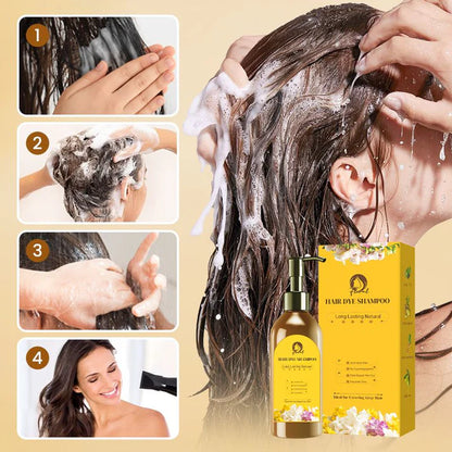 Long Lasting Natural Hair Dye Shampoo (BUY 1 GET 1 FREE)