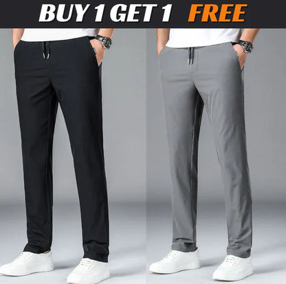 Men's Elastic Waist Joggers, Stay Cool & Stylish (Buy 1 Get 1 Free)
