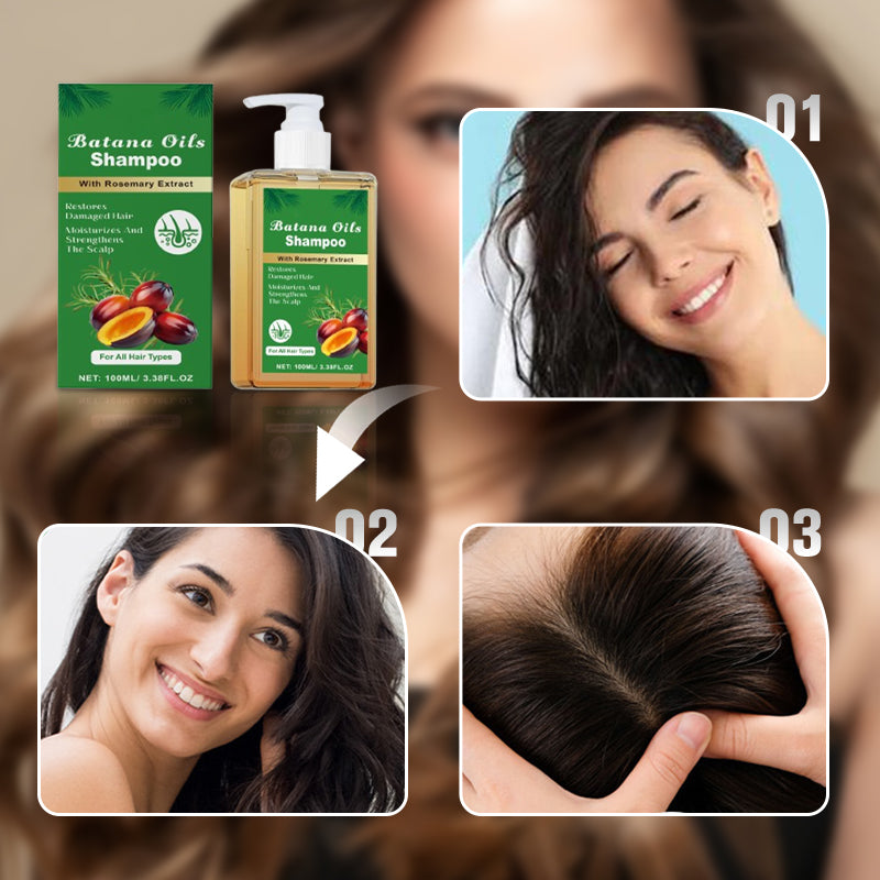 Batana Oil Shampoo with Rosemary Extract (BUY 1 GET 1 FREE)